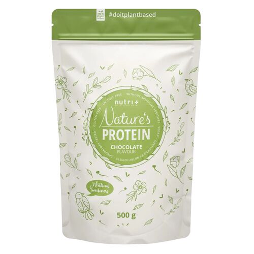 Nutri+ Vegan Natures Protein 500g Schokolade