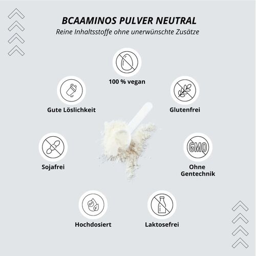 Nutri+ BCAAminos Pulver 300g Natural