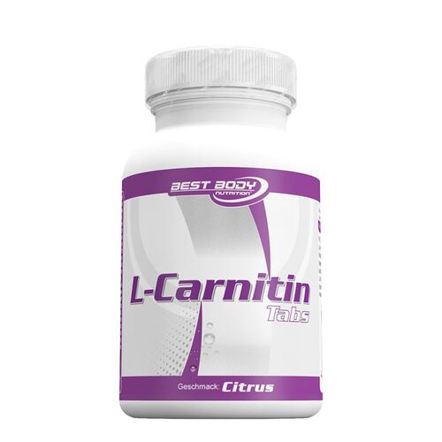MHD 06/2024 Best Body Nutrition L-Carnitin 60 Lutschtabletten Citrus