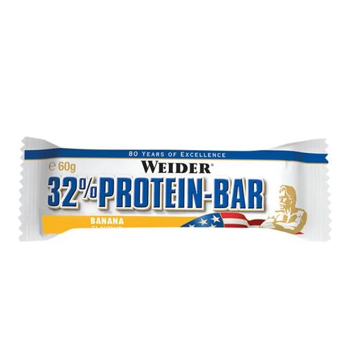 MHD 06/2024 Weider 32% Protein Bar 12x60g Banane