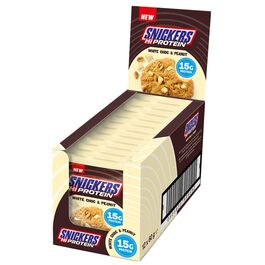 Snickers White High Protein Cookie 12x60g White Chocolate...