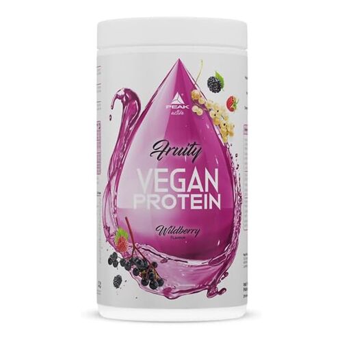 MHD 04/2025 Peak Fruity Vegan Protein 400g Wildberry