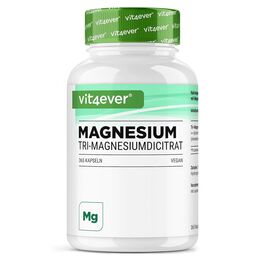Vit4ever Tri-Magnesiumdicitrat 365 Kapseln