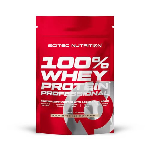 Scitec Nutrition 100% Whey Protein Professional 1000 g Schokolade - Cookies & Creme *B-Ware*