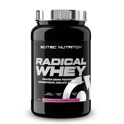 Scitec Nutrition Radical Whey 1000g Wei�e Schokolade Himbeere
