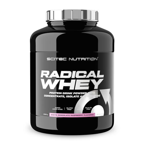 Scitec Nutrition Radical Whey 2000g Wei�e Schokolade Himbeere