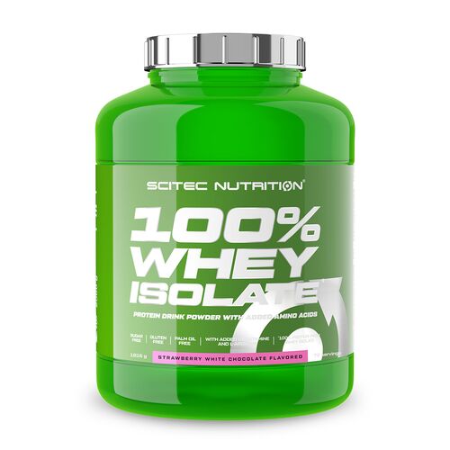 Scitec Nutrition 100% Whey Isolate 1816g Erdbeer wei�e Schokolade