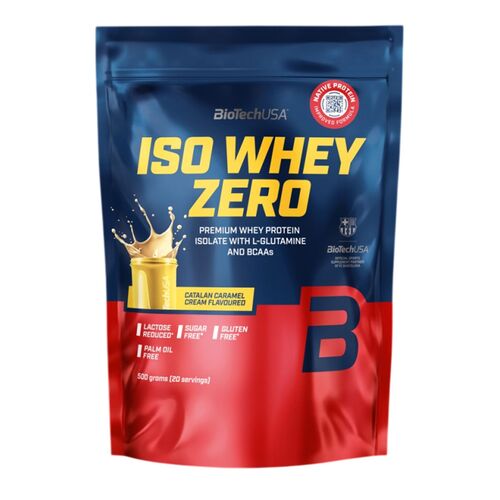 Biotech USA Iso Whey Zero 454g Katalanische Karamellcreme