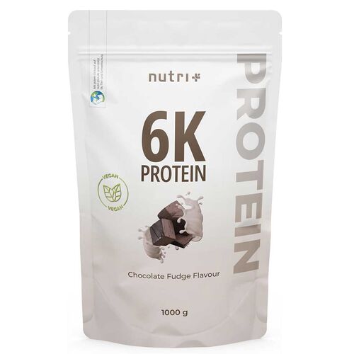 Nutri+ Vegan 6K Protein 1000g Chocolate-Fudge