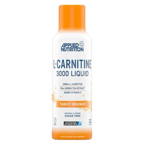 MHD 08/2025 Applied Nutrition L-Carnitine Liquid 480ml Tangy Orange