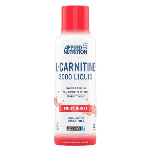 MHD 08/2025 Applied Nutrition L-Carnitine Liquid 480ml Fruit Burst
