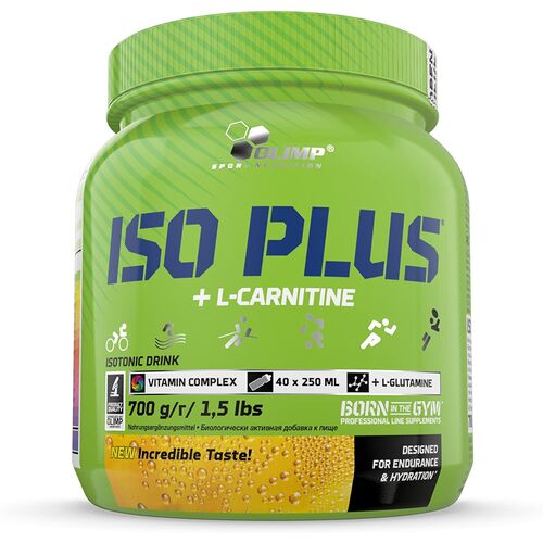 MHD 08/2025 Olimp Iso Plus Powder 700g Orange