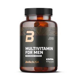 Biotech USA Multivitamin for Men Organic 60 Tabletten