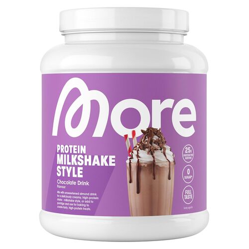 More Nutrition More Protein Milkshake Style 600g Chocolate Drink