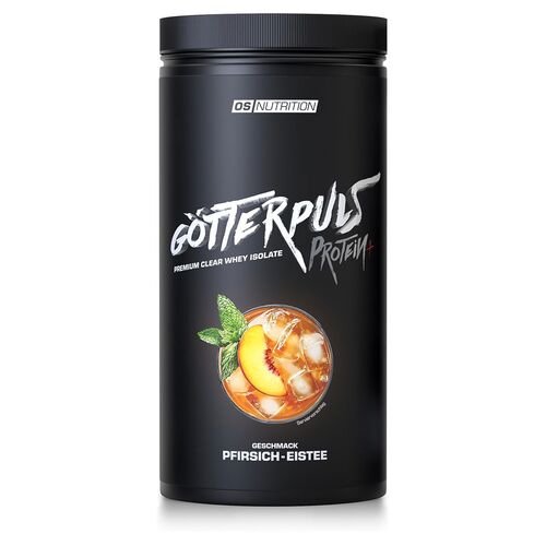 OS Nutrition G�tterpuls Protein+ Premium Clear Whey Isolate 840g Pfirsich-Eistee