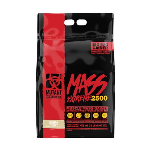 MHD 11/2025 Mutant Mass XXXTREME 2500 9070g Vanilla Ice Cream