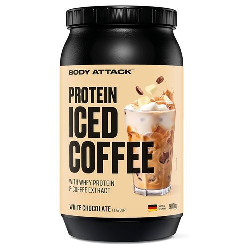 Body Attack Protein Iced Coffee 900g Wei�e Schokolade