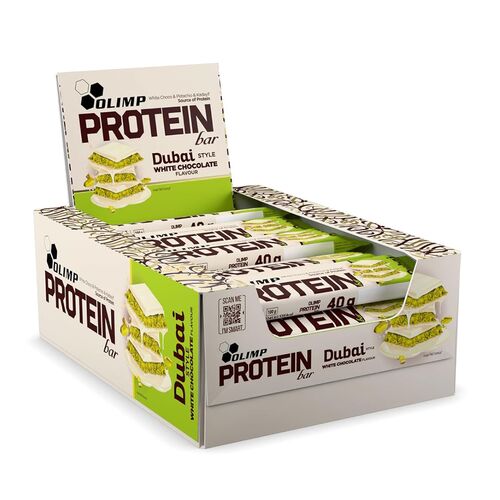 Olimp Protein Bar 25x40g Dubai Style White Chocolate