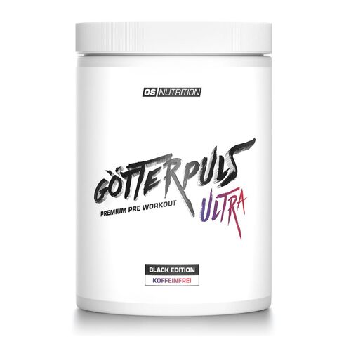 OS Nutrition G�tterpuls ULTRA Pre Workout 480g Black Edition koffeinfrei