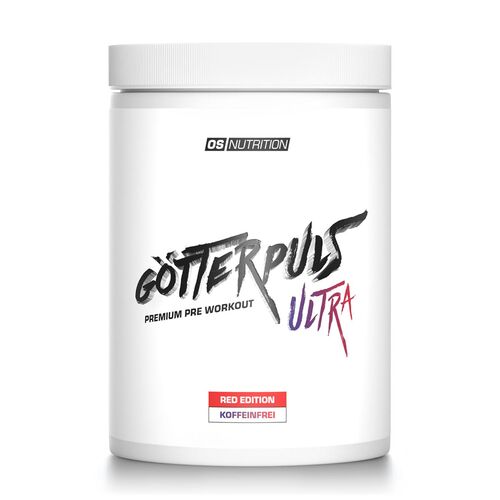 OS Nutrition G�tterpuls ULTRA Pre Workout 480g Red Edition koffeinfrei