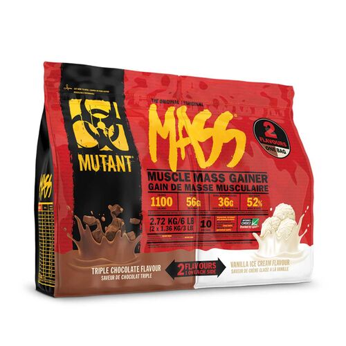 MHD 01/2026 Mutant Mass Dual Chamber Bag 2720 g Triple Chocolate / Vanilla Ice Cream