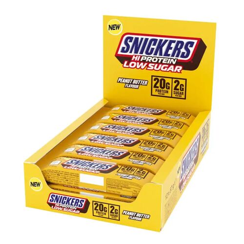 Snickers Low Sugar High Protein Bar 12x57g Peanut Butter