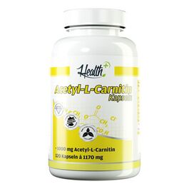 MHD 02/2026 Health+ Acetyl-L-Carnitin 120 Kapseln