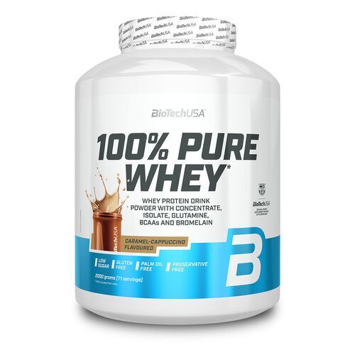 Biotech USA 100% Pure Whey 2000g Karamell-Cappuccino