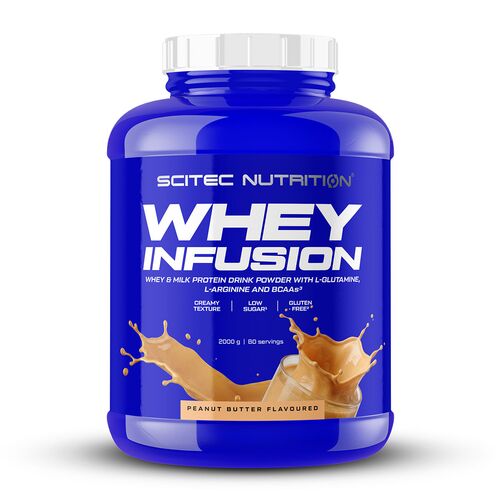 Scitec Nutrition Whey Infusion 2000g Erdnussbutter