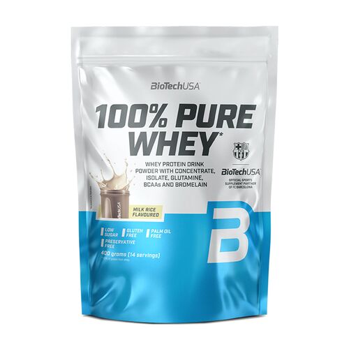Biotech USA 100% Pure Whey 400g Milchreis