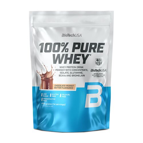 Biotech USA 100% Pure Whey 400g Schokolade-Erdnussbutter