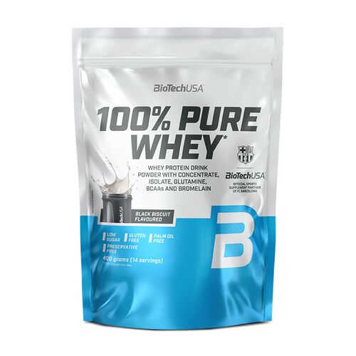 Biotech USA 100% Pure Whey 400g Black Biscuit