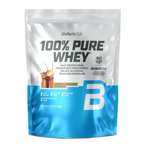 Biotech USA 100% Pure Whey 900g Karamell-Cappuccino