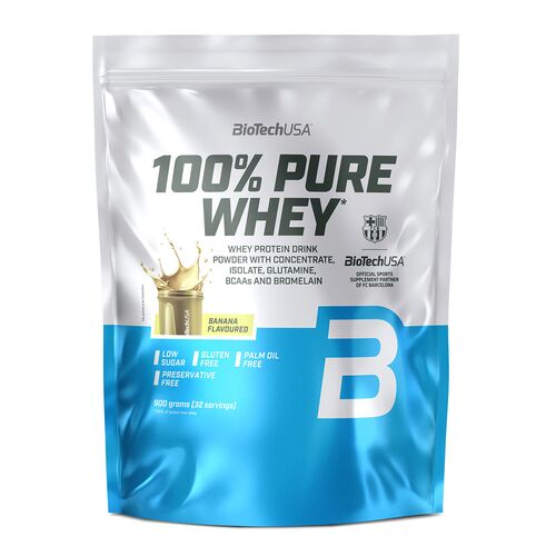 Biotech USA 100% Pure Whey 900g Banane