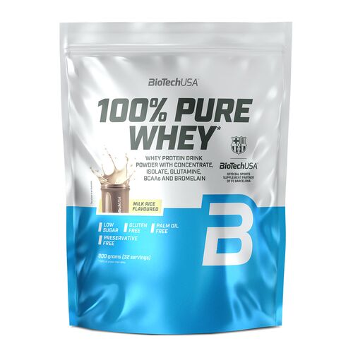 Biotech USA 100% Pure Whey 900g Milchreis