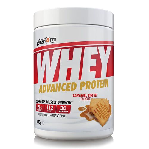 Per4m Whey Advanced Protein 900g Caramel Biscuit