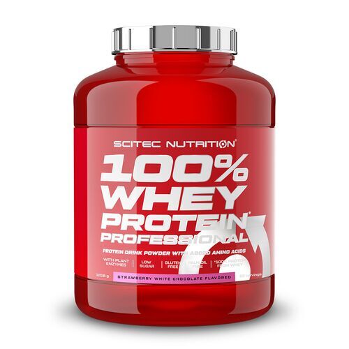 Scitec Nutrition 100% Whey Protein Professional 1816g Erdbeere wei�e Schokolade