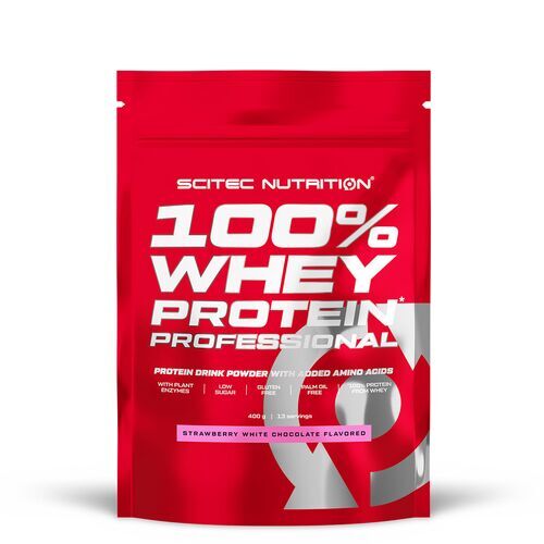 Scitec Nutrition 100% Whey Protein Professional 400g Erdbeere wei�e Schokolade