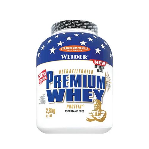 Weider Premium Whey Protein 2300g Erdbeer-Vanille