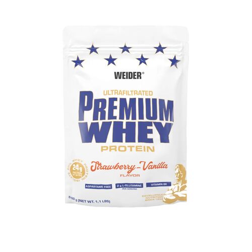 Weider Premium Whey Protein 500g Erdbeer-Vanille