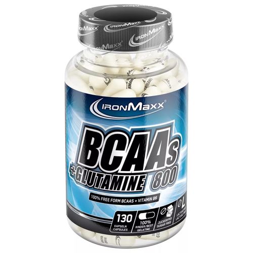 IronMaxx BCAAs + Glutamin 800 - 130 Kapseln
