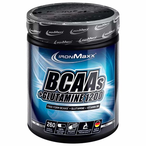 IronMaxx BCAAs + Glutamin 1200 - 260 Kapseln