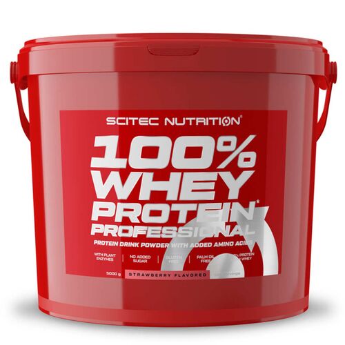 Scitec Nutrition 100% Whey Protein Professional 5000g Erdbeere